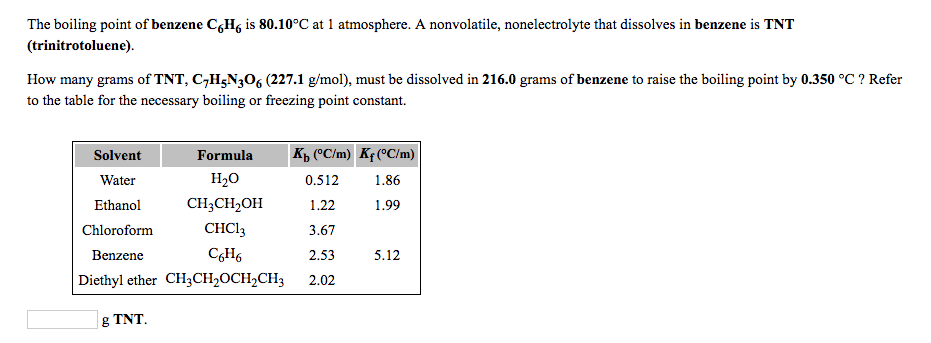 Solved 2 The Freezing Point Of Water H2o Is 0 00 C At 1 Chegg Com Solved 2 The Freezing Point Of Water H2o Is 0 00 C At 1 Chegg Com