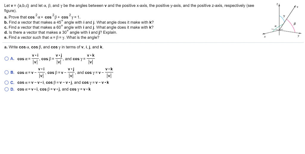 Solved Let N 3 A B C And Let A B And G Be The Angles B Chegg Com