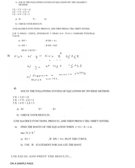 Solved Solve Following System Equations Cramer S Method 3x 5y 3z 12 2x 5y 2z 6 3x 6y 3z 3 X Y B C Q