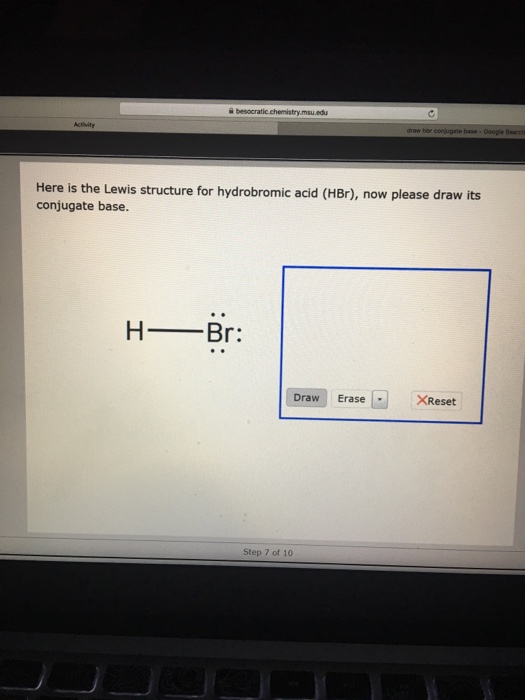 Solved Here Is The Lewis Structure For Hydrobromic Acid