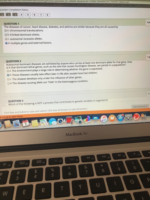 What Do Asthma Heart Disease And Cancer >> Solved Uestion Completion Status Question 1 The Diseases What Do Asthma Heart Disease And Cancer >> Solved Uestion Completion Status Question 1 The Diseases