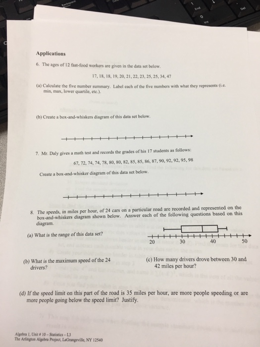 Algebra 1 unit 10 image