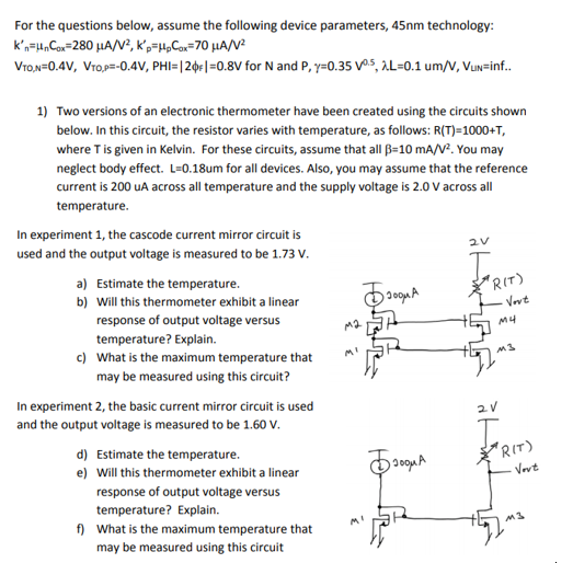 Solved For The Questions Below Assume The Following Devi Chegg Com