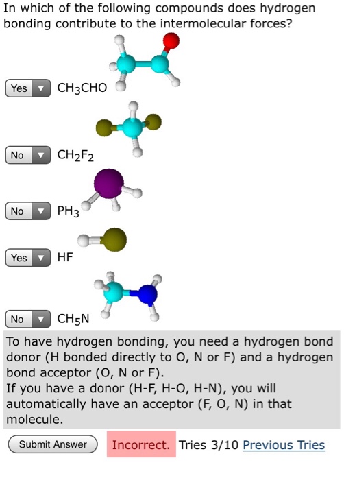 Solved In Which Of The Following Compounds Does Hydrogen Chegg Com