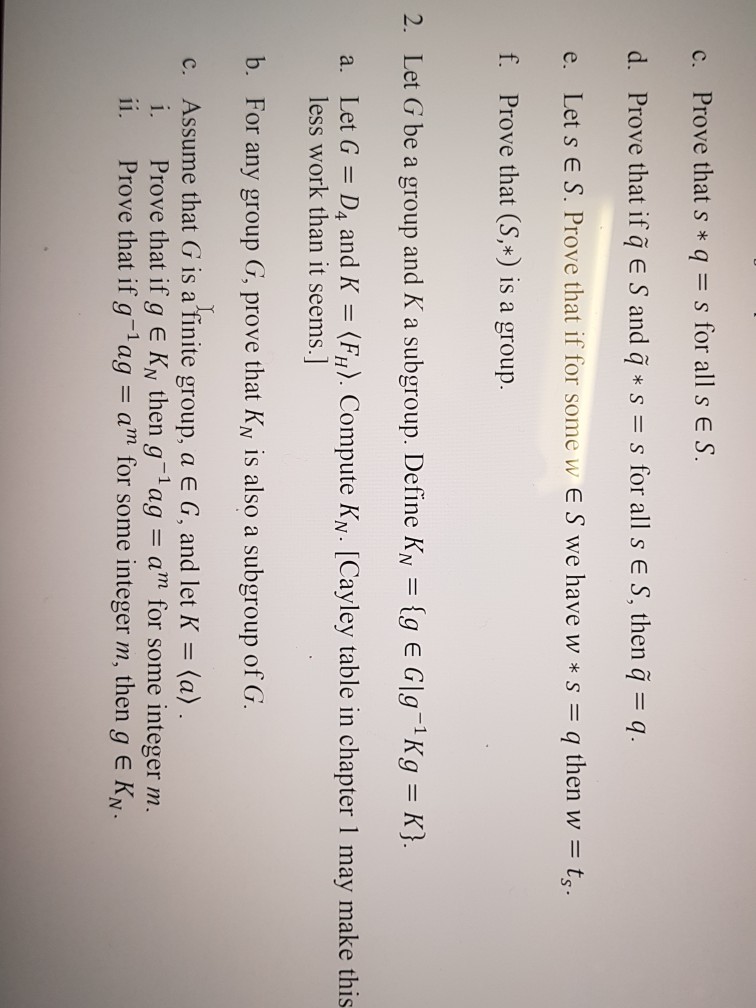 Solved C Prove That S Gs For All S Es D Prove That If Q Chegg Com