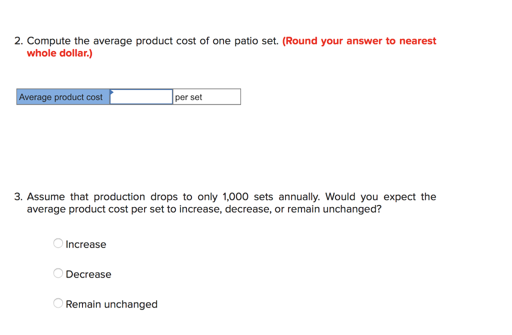 Solved Problem 2 25 Cost Classification And Cost Behavior