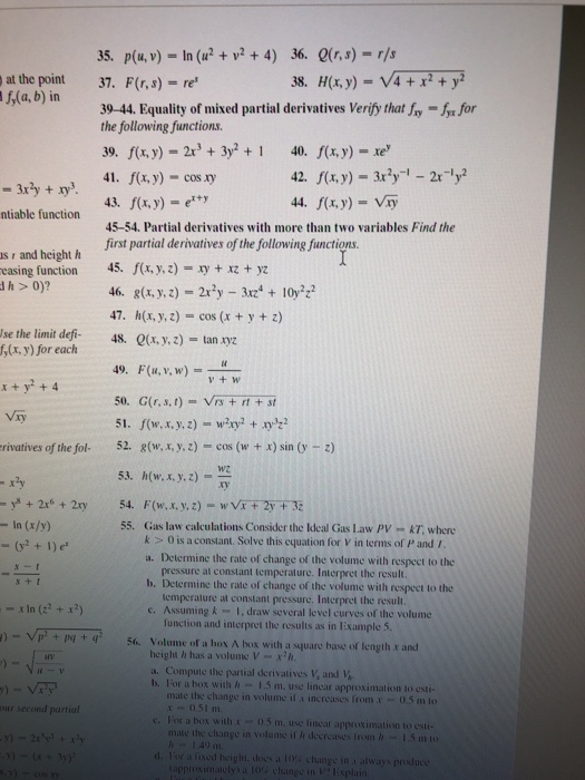 Solved 35 P U V In U2 V2 4 36 Rs At The P Chegg Com