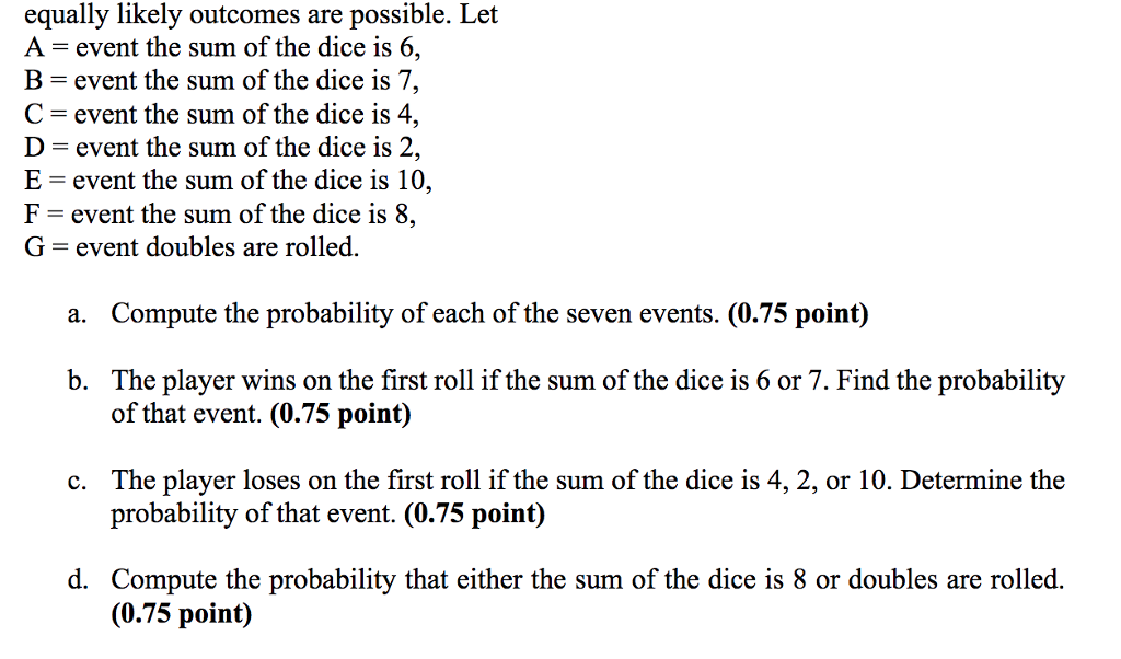 probability - Rolling $2$ dice: NOT using $36$ as the base