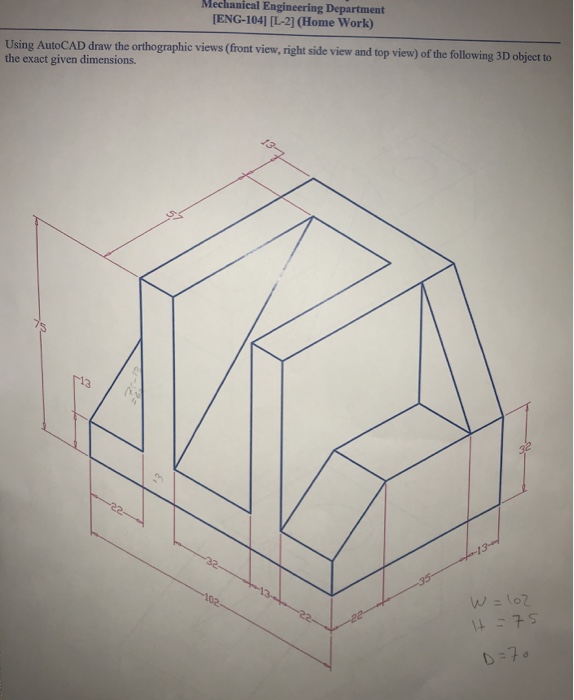 Solved Mechanical Engineering Department Eng 104 L 2