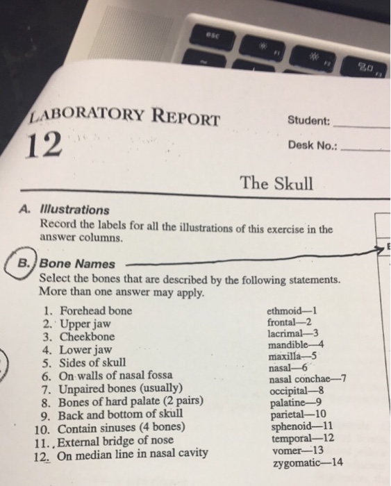 Solved Ese Laboratory Reporit 12 Student Desk No The S