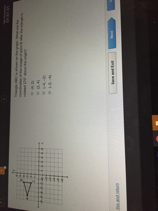 Solved Ime Remaing 01 51 31 Triangle Abc Is Shown On The Chegg Com