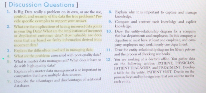 10 Customer Questions About Big Data Management