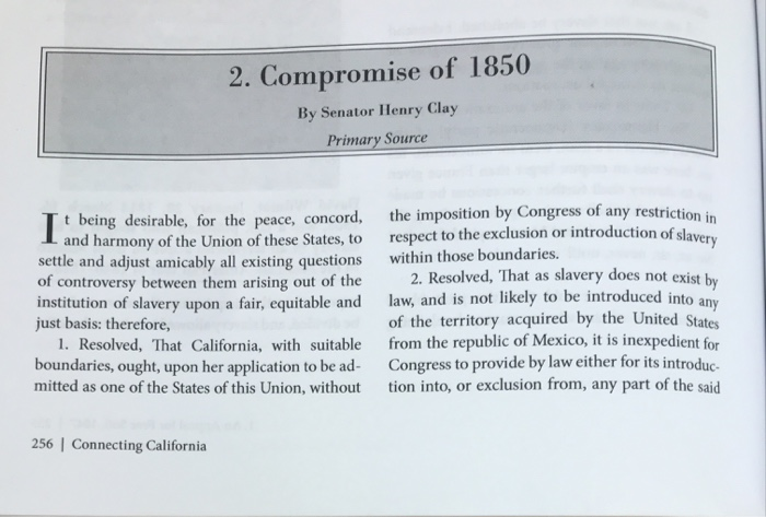 compromise of 1850 henry clay