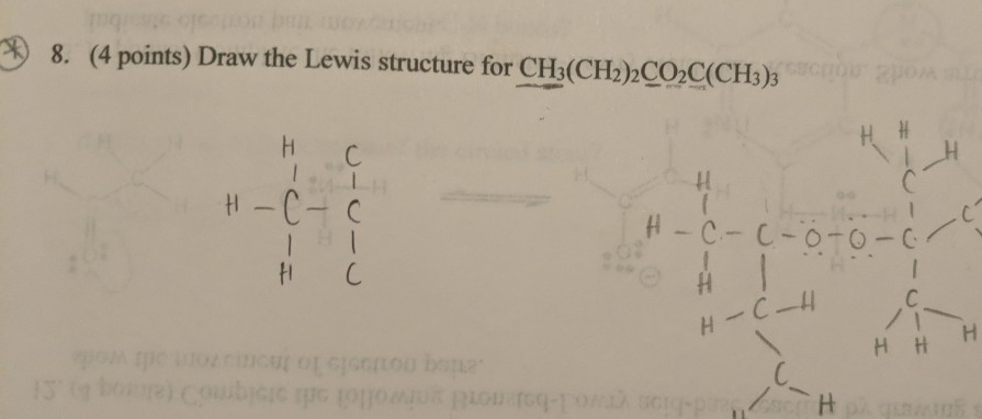 lewis structure for (ch3)2co