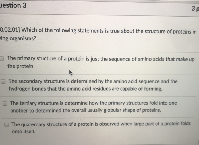 Solved Which Of The Following Statements Is True About Th...
