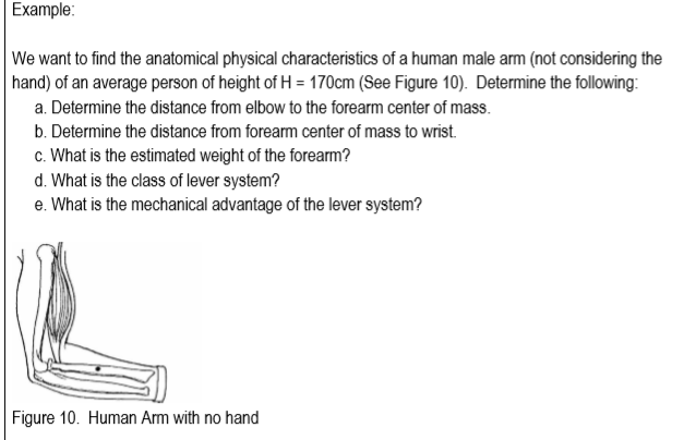 Solved Example We Want To Find The Anatomical Physical Chegg Com