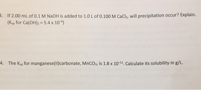 If 2 00 Ml Of 0 1 M Naoh Is Added To 1 0 L Of 0 100 Chegg Com