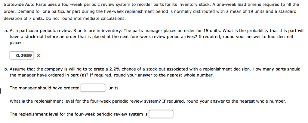 Nearest Auto Parts >> Solved Statewide Auto Parts Uses A Four Week Periodic Rev Nearest Auto Parts >> Solved Statewide Auto Parts Uses A Four Week Periodic Rev