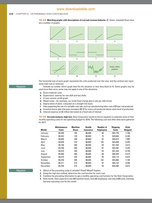 Download Www Downloadslide Com 412 Chapter 10 Determinng How Chegg Com
