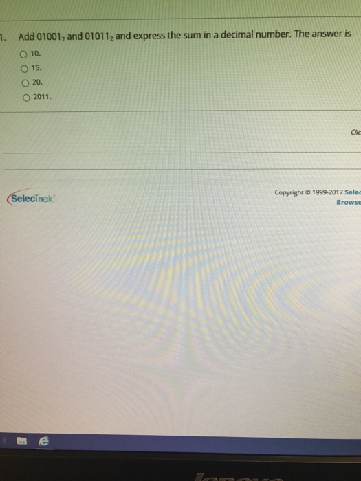 Solved Add 2 And 2 And Express The Sum In A D Chegg Com