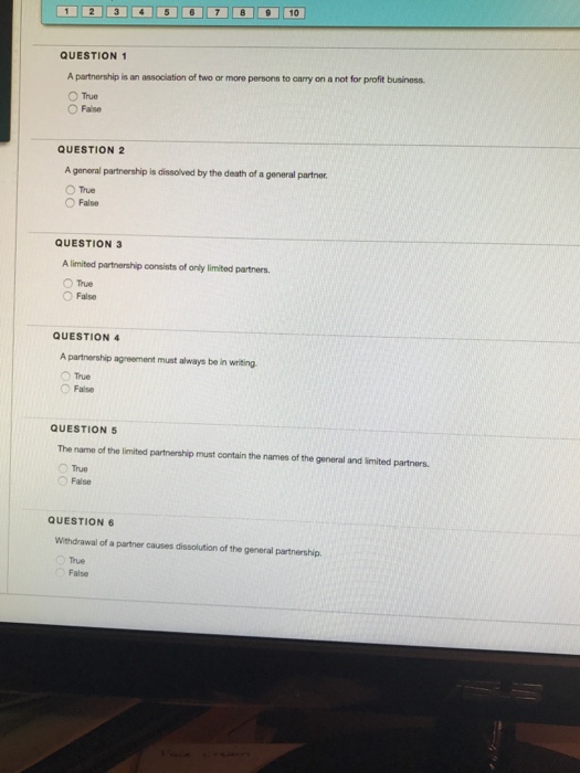 Solved A Partnership Is An Association Of Two Or More Chegg Com