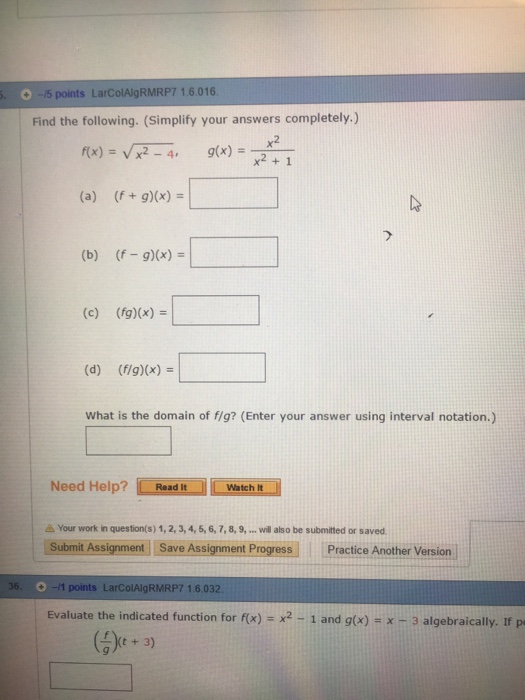 Solved Find The Following Simplify Your Answers Complet
