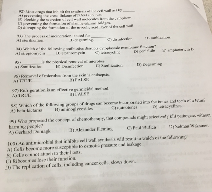 Solved LECTURE EXAM 2 MICROBIOLOGY 1) A Cell That Uses An&hellip;