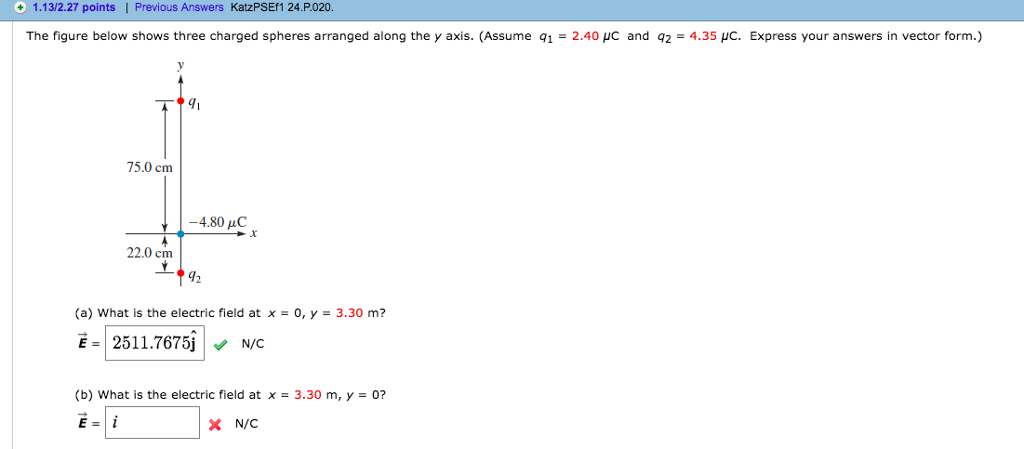 Solved 1 13 2 27 Points Previous Answers Katzpsef1 24 P Chegg Com