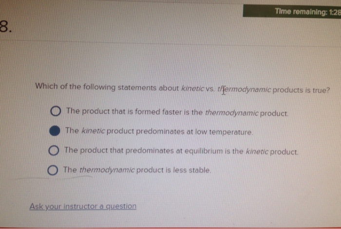 Solved Time Remalning 128 8. Which Of The Following Sta