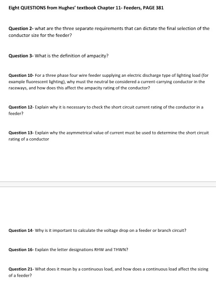 Solved Eight Questions From Hughes Textbook Chapter 11