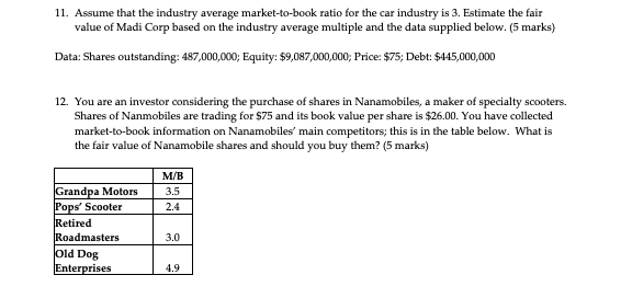 Fair Market Value Car Calculator >> Solved 11 Assume That The Industry Average Market To Boo Fair Market Value Car Calculator >> Solved 11 Assume That The Industry Average Market To Boo