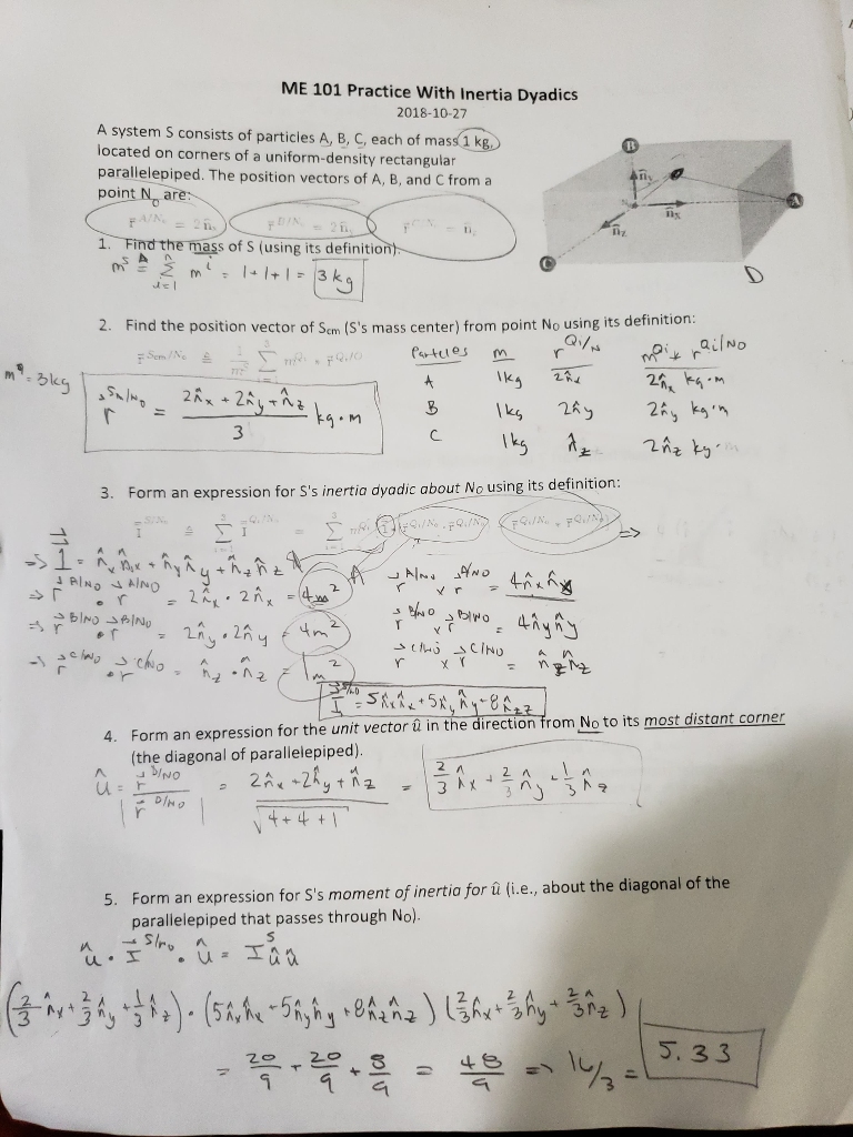 Ignore The Work Already On The Sheet But Solve Pro Chegg Com