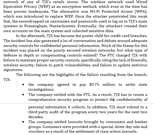 Tjx security breach lessons learned image