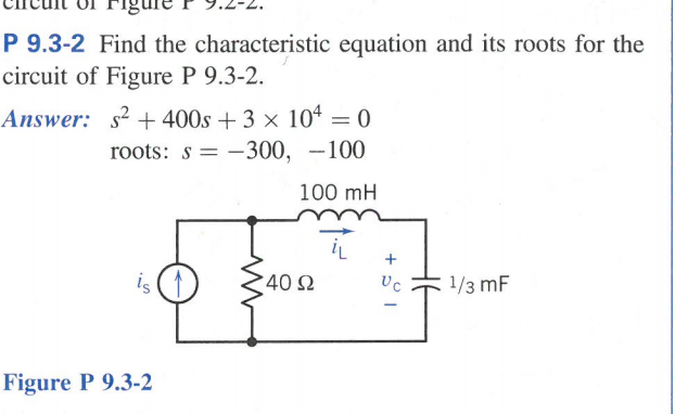 Solved P 9 3 2 Find The Characteristic Equation And Its R Chegg Com