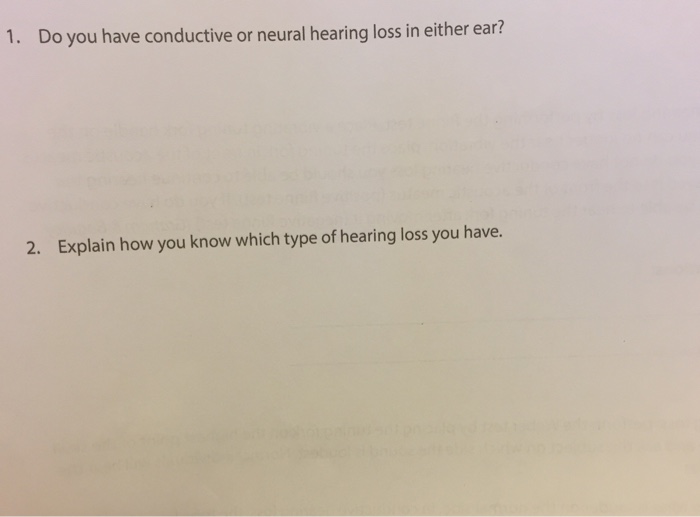Solved Exercise V Hearing And Equilibrium Nne Test And T
