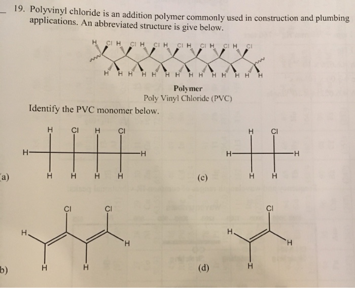 Commercially Significant Monomers Vinyl Chloride Styrene Study Com