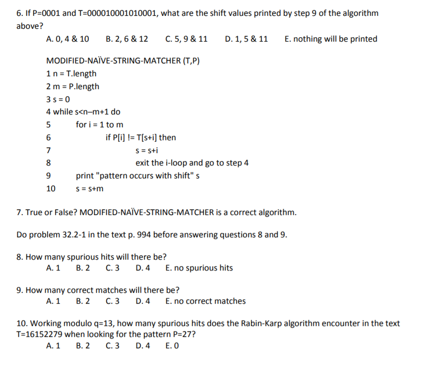 Solved 6 If P 0001 And T What Are The S Chegg Com