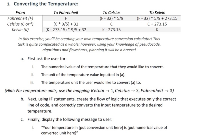 PRACTICE EXERCISES1.94°C=______=°F2.38°F=______=°C3.Convert 285.15 degree  Kelvin to Celsius ​ 