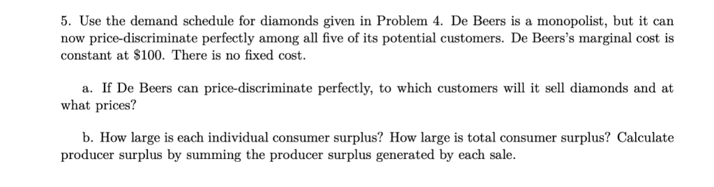 Assignment 3 - The De Beers Monopoly of the Diamond Market