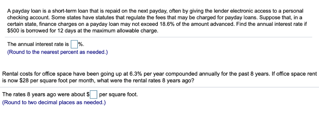 payday lending options poor credit