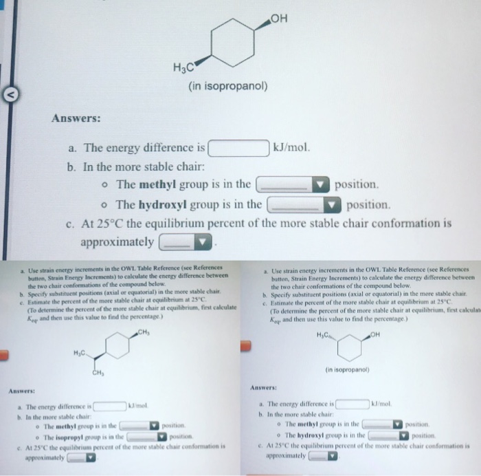 Solved Determine The Energy Diff Of All Three 1 3 Diaxial