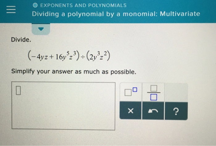 Monomial Calculator With Exponents CALCUZ