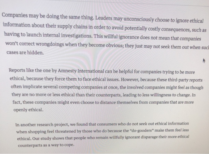 Solved Apply Kant S Categorical Imperative To The Problem Chegg Com