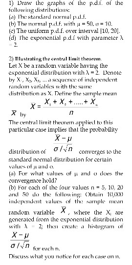 Solved 1 Draw The Graphs O He P D I Of Thc Tl Distribut Chegg Com