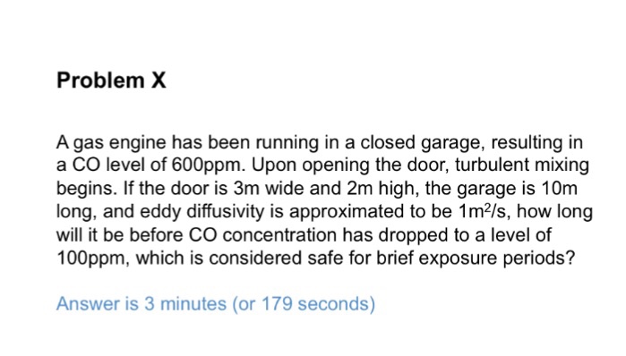 Solved Problem X A Gas Engine Has Been Running In A Close