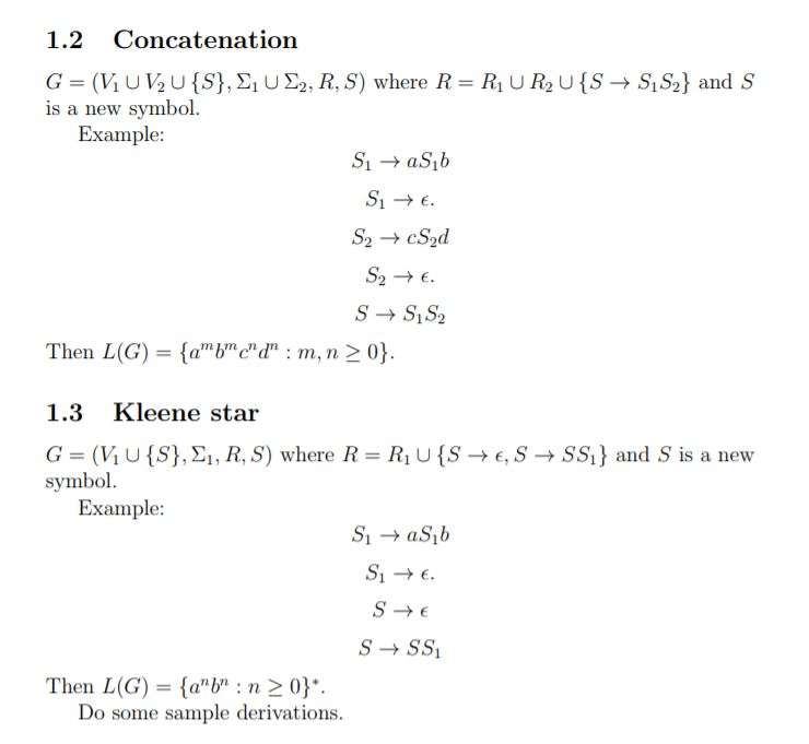 Solved Prove Following Closure Properties Respect Context Free Languages 1 Show Context Free Lang Q