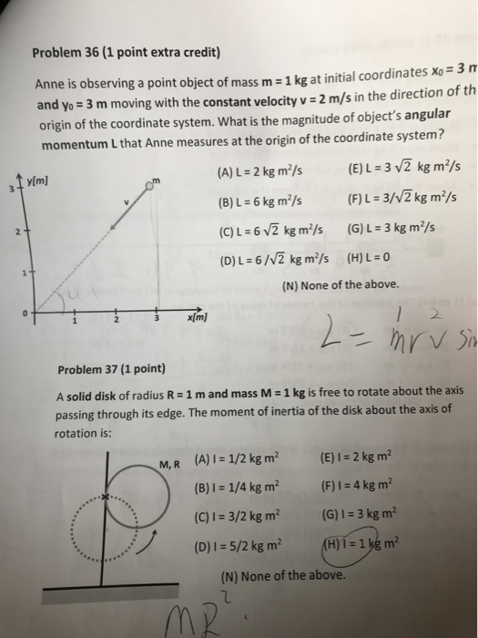 Solved Problem 36 1 Point Extra Credit Anne Is Observin Chegg Com