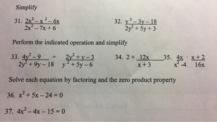 Simplify 31 2x3 X2 6x 32 Y2 3y 18 2y 5y 3 2x 7x Chegg Com