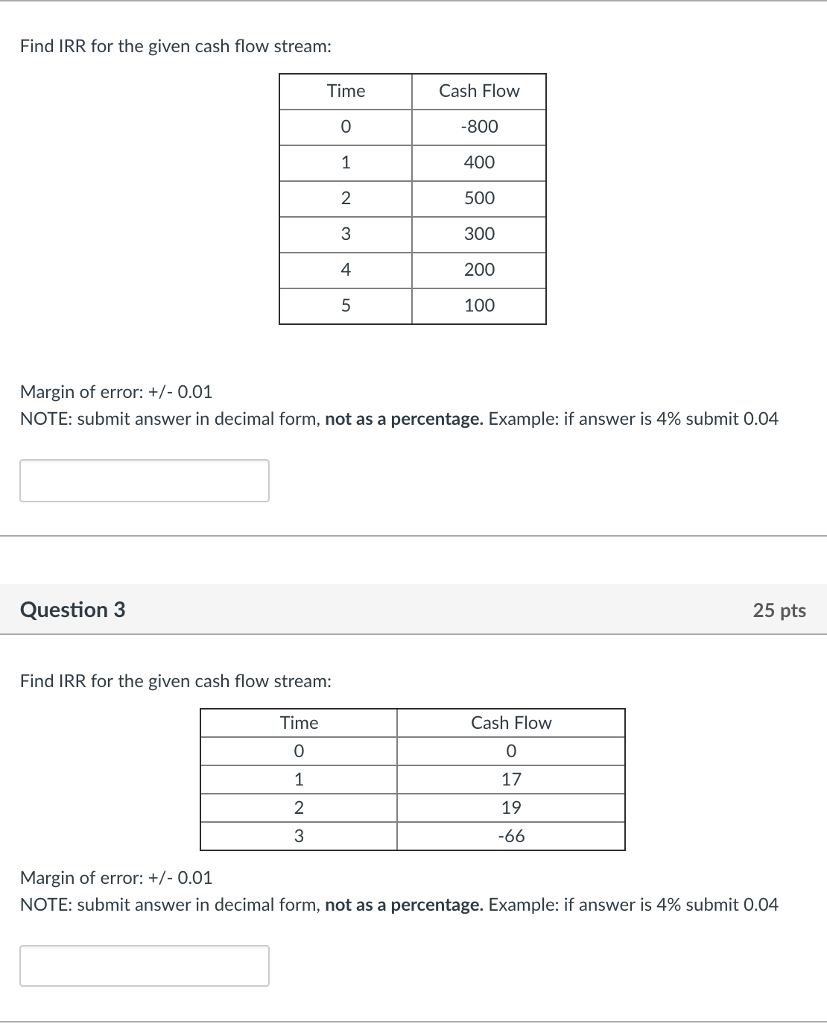 solved-find-irr-for-the-given-cash-flow-stream-time-cash-chegg