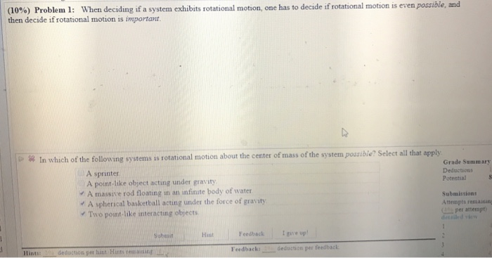 Solved 10 Problem 1 When Deciding If A System Exhibit - 